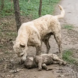 She Refused to Leave Her Puppy on the Muddy Road